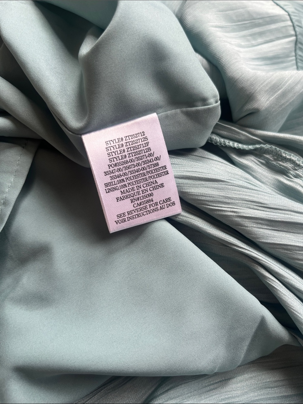 NWT Z Supply Fiore Satin Crop Tank | Size Small | Sea Pine - Picture 11 of 12